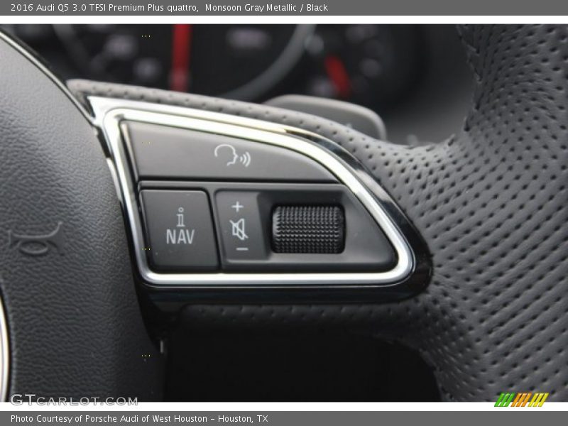Monsoon Gray Metallic / Black 2016 Audi Q5 3.0 TFSI Premium Plus quattro