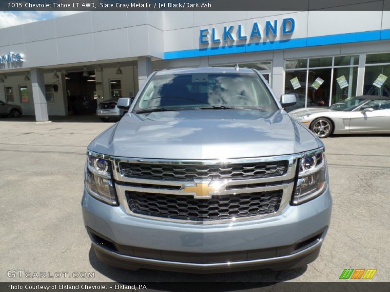 Slate Gray Metallic / Jet Black/Dark Ash 2015 Chevrolet Tahoe LT 4WD