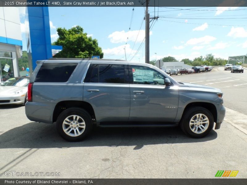 Slate Gray Metallic / Jet Black/Dark Ash 2015 Chevrolet Tahoe LT 4WD