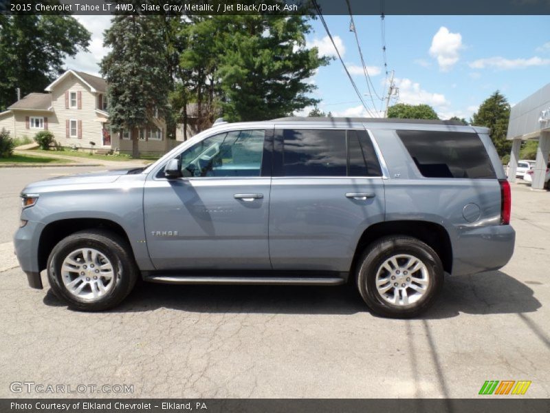 Slate Gray Metallic / Jet Black/Dark Ash 2015 Chevrolet Tahoe LT 4WD