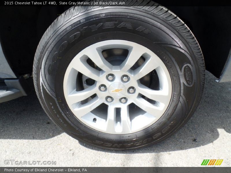 Slate Gray Metallic / Jet Black/Dark Ash 2015 Chevrolet Tahoe LT 4WD