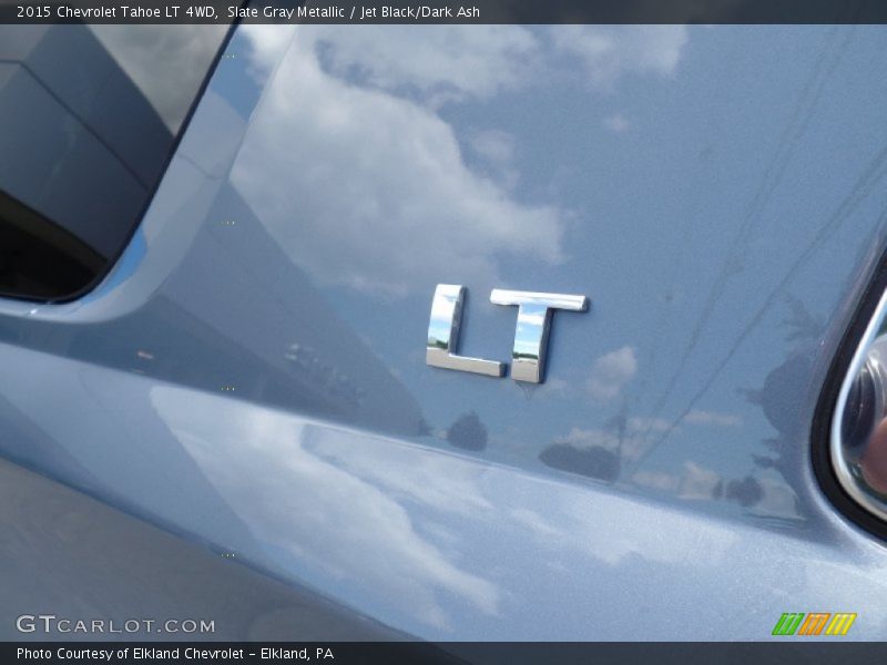 Slate Gray Metallic / Jet Black/Dark Ash 2015 Chevrolet Tahoe LT 4WD