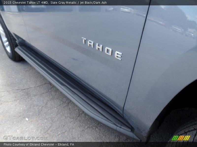 Slate Gray Metallic / Jet Black/Dark Ash 2015 Chevrolet Tahoe LT 4WD