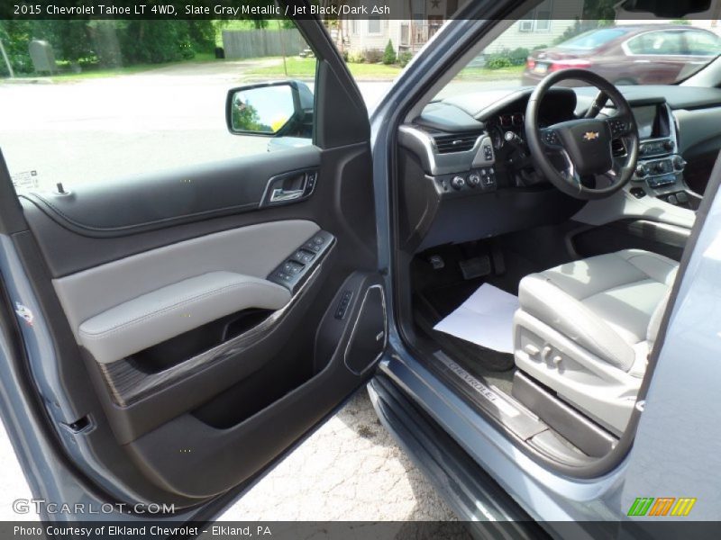 Slate Gray Metallic / Jet Black/Dark Ash 2015 Chevrolet Tahoe LT 4WD