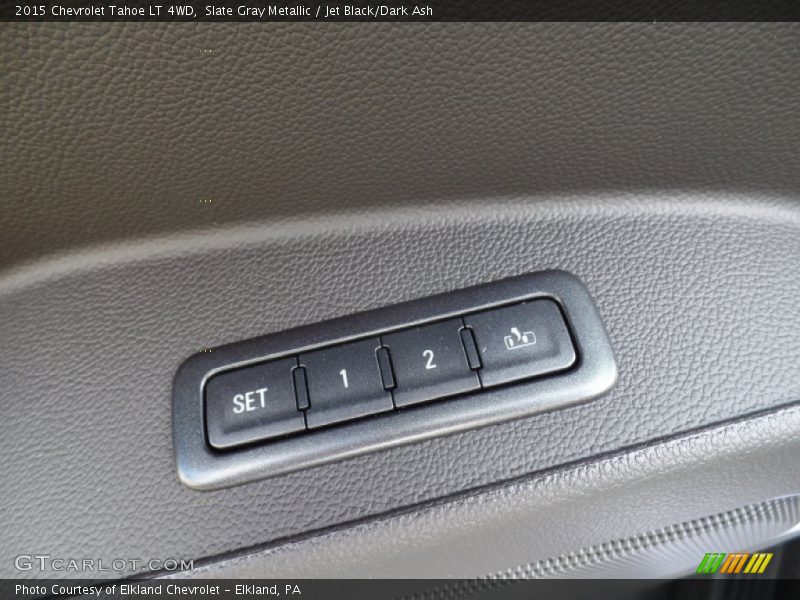 Slate Gray Metallic / Jet Black/Dark Ash 2015 Chevrolet Tahoe LT 4WD