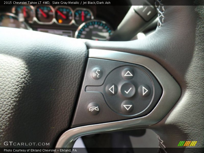 Slate Gray Metallic / Jet Black/Dark Ash 2015 Chevrolet Tahoe LT 4WD