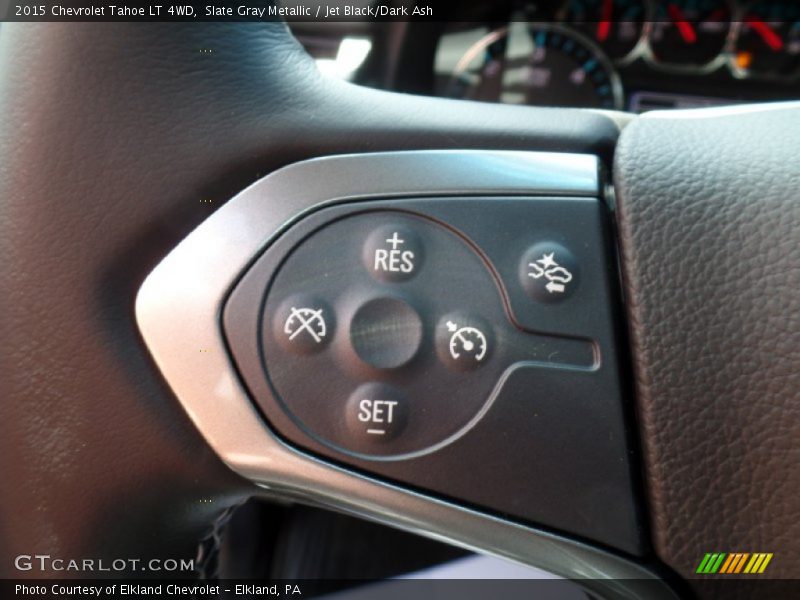 Slate Gray Metallic / Jet Black/Dark Ash 2015 Chevrolet Tahoe LT 4WD