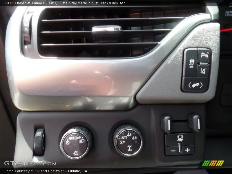Slate Gray Metallic / Jet Black/Dark Ash 2015 Chevrolet Tahoe LT 4WD