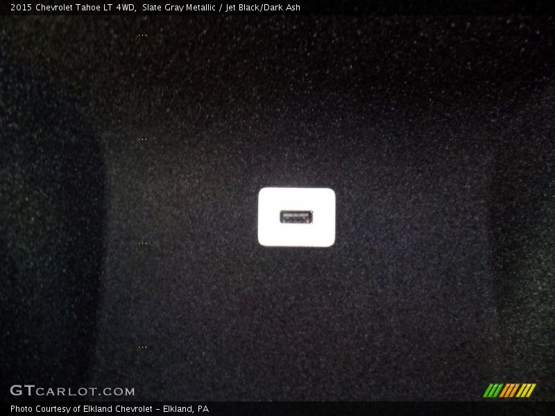Slate Gray Metallic / Jet Black/Dark Ash 2015 Chevrolet Tahoe LT 4WD