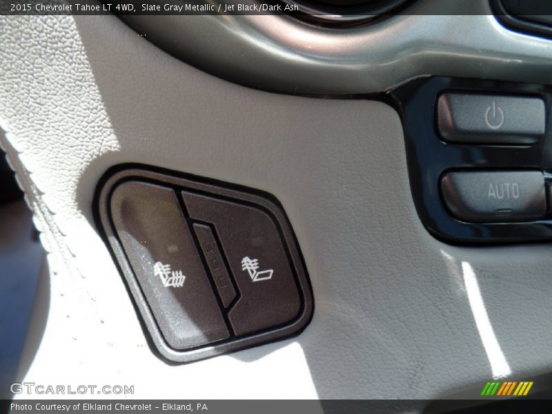 Slate Gray Metallic / Jet Black/Dark Ash 2015 Chevrolet Tahoe LT 4WD