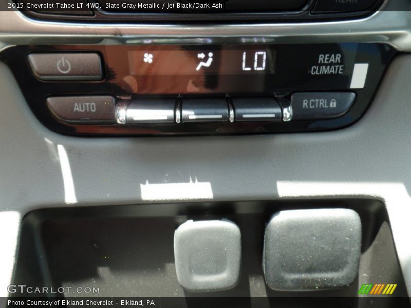 Slate Gray Metallic / Jet Black/Dark Ash 2015 Chevrolet Tahoe LT 4WD