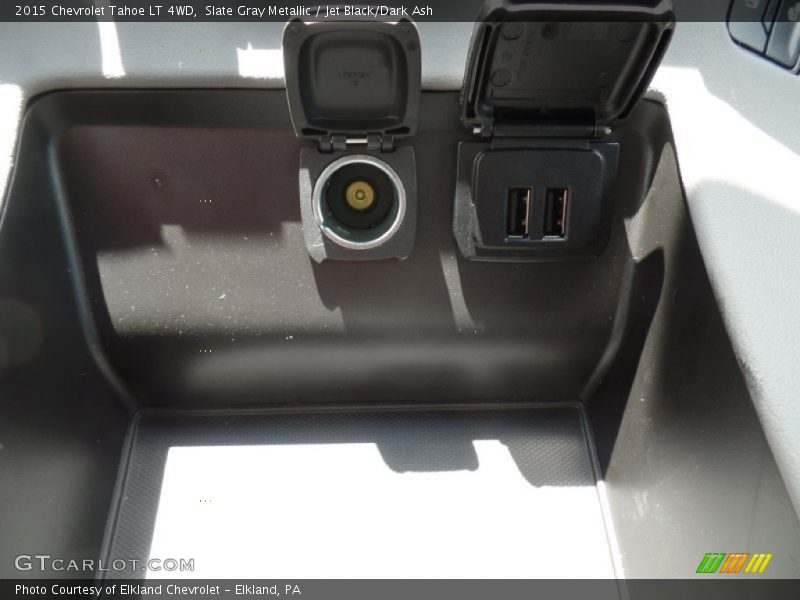 Slate Gray Metallic / Jet Black/Dark Ash 2015 Chevrolet Tahoe LT 4WD