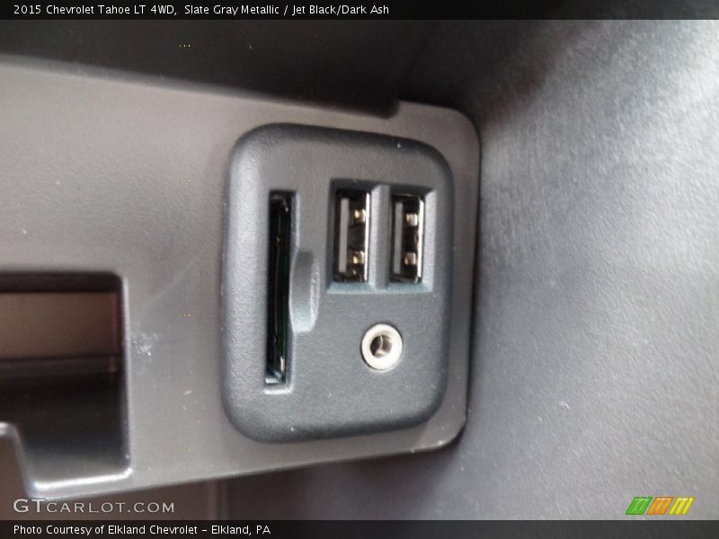 Slate Gray Metallic / Jet Black/Dark Ash 2015 Chevrolet Tahoe LT 4WD