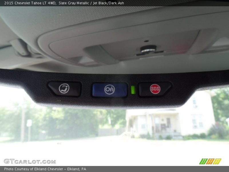 Slate Gray Metallic / Jet Black/Dark Ash 2015 Chevrolet Tahoe LT 4WD
