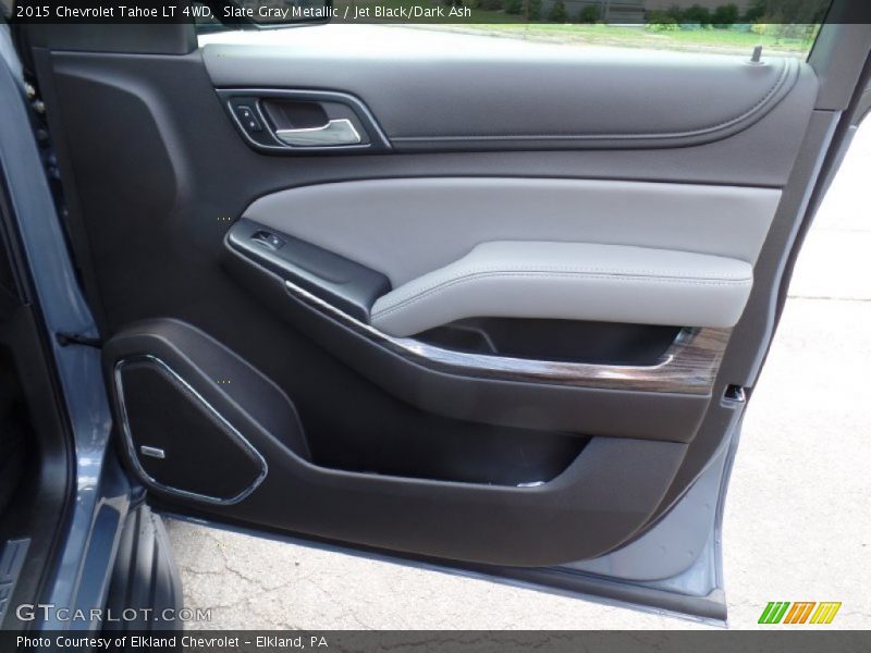 Slate Gray Metallic / Jet Black/Dark Ash 2015 Chevrolet Tahoe LT 4WD