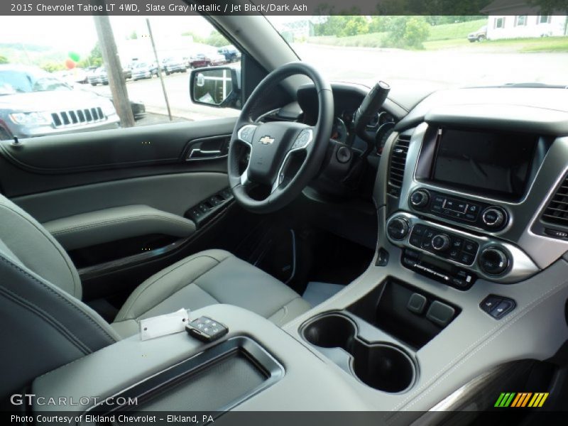 Slate Gray Metallic / Jet Black/Dark Ash 2015 Chevrolet Tahoe LT 4WD