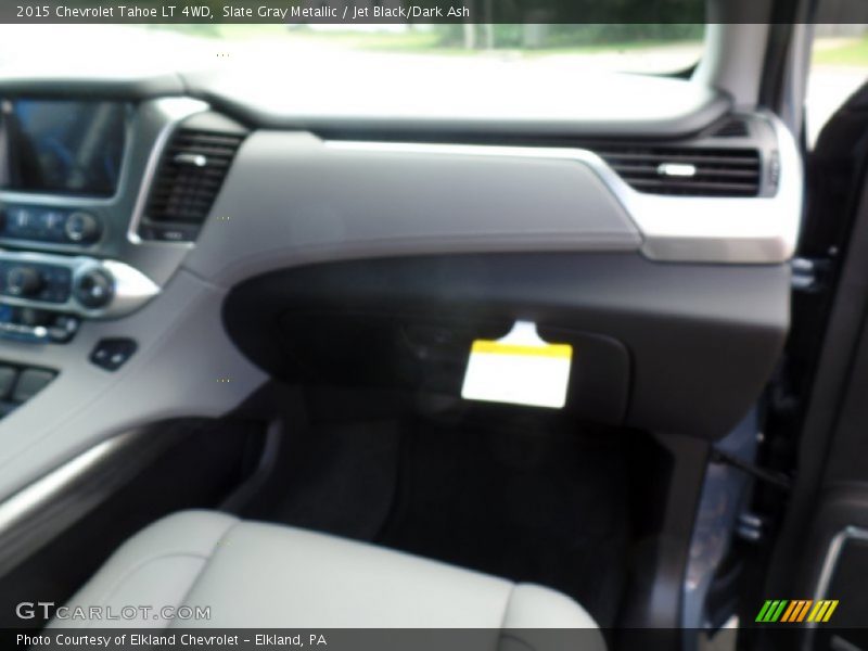 Slate Gray Metallic / Jet Black/Dark Ash 2015 Chevrolet Tahoe LT 4WD