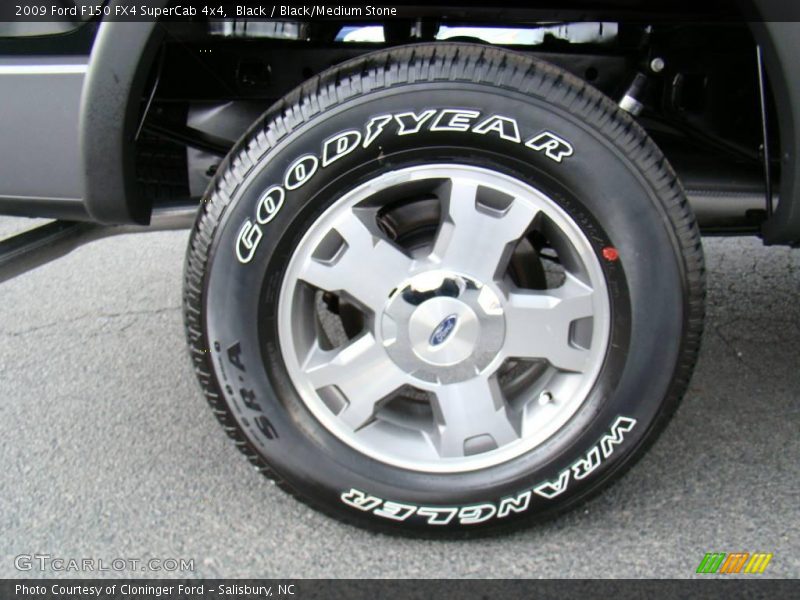 Black / Black/Medium Stone 2009 Ford F150 FX4 SuperCab 4x4