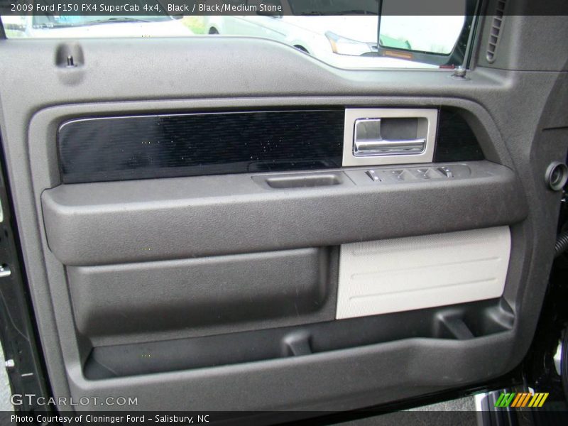 Black / Black/Medium Stone 2009 Ford F150 FX4 SuperCab 4x4