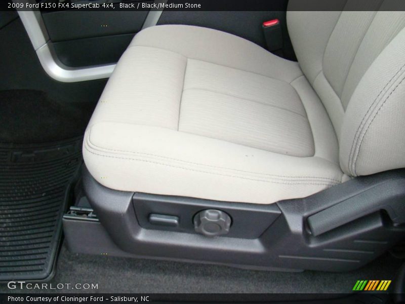 Black / Black/Medium Stone 2009 Ford F150 FX4 SuperCab 4x4