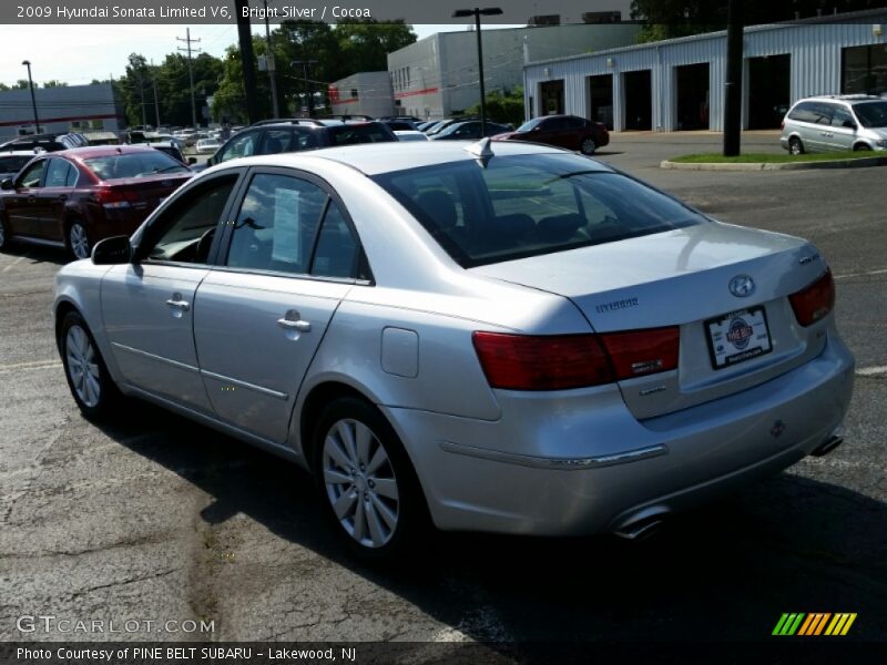 Bright Silver / Cocoa 2009 Hyundai Sonata Limited V6