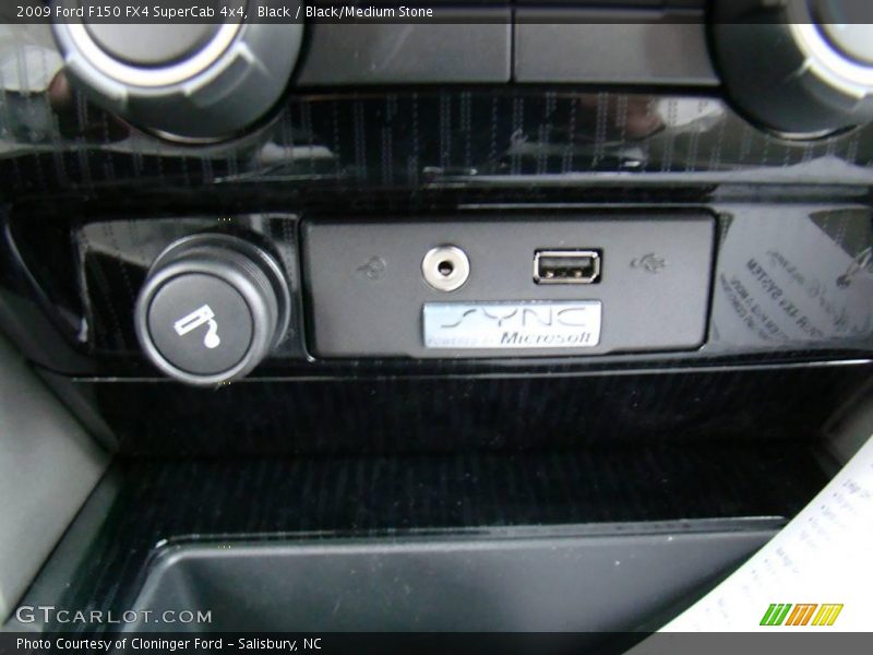 Black / Black/Medium Stone 2009 Ford F150 FX4 SuperCab 4x4