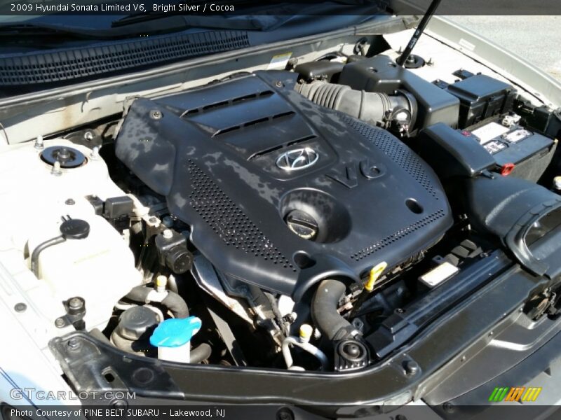 Bright Silver / Cocoa 2009 Hyundai Sonata Limited V6