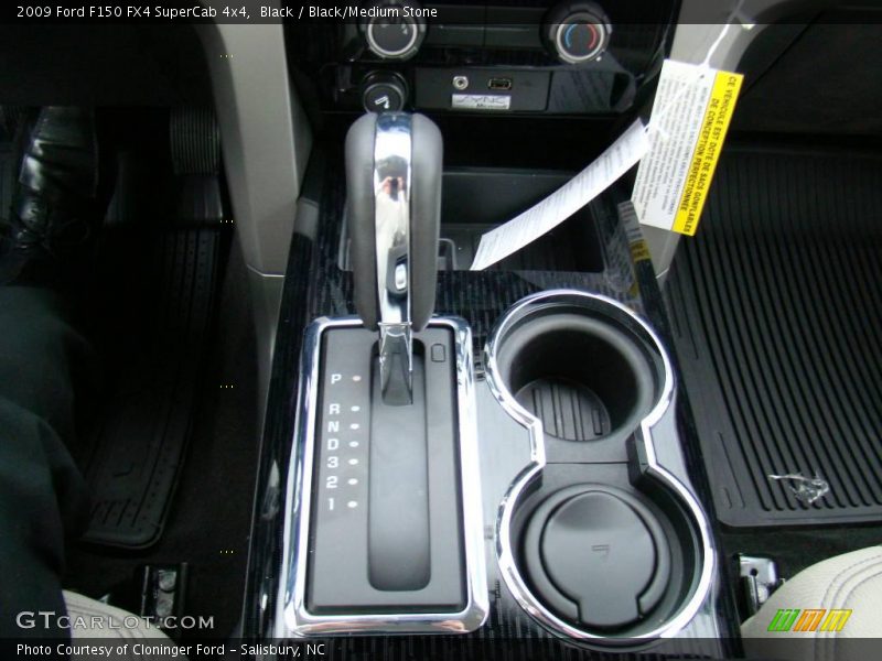 Black / Black/Medium Stone 2009 Ford F150 FX4 SuperCab 4x4