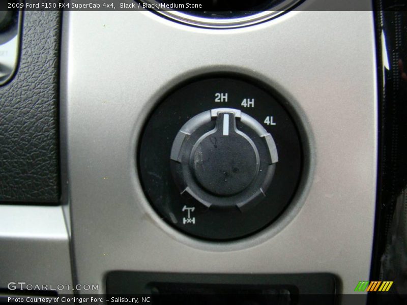 Black / Black/Medium Stone 2009 Ford F150 FX4 SuperCab 4x4