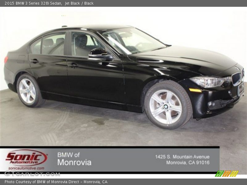 Jet Black / Black 2015 BMW 3 Series 328i Sedan