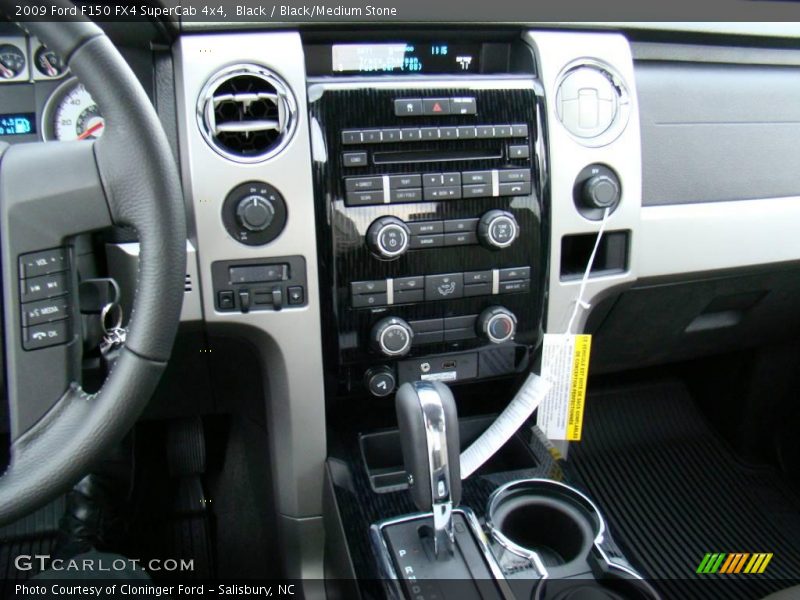 Black / Black/Medium Stone 2009 Ford F150 FX4 SuperCab 4x4