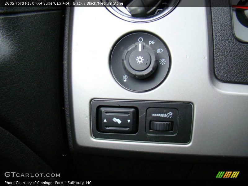 Black / Black/Medium Stone 2009 Ford F150 FX4 SuperCab 4x4
