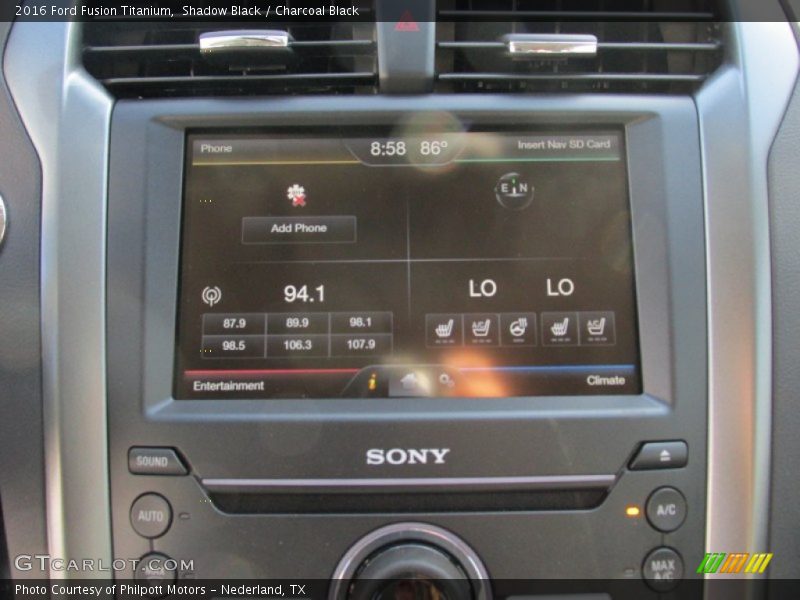 Shadow Black / Charcoal Black 2016 Ford Fusion Titanium