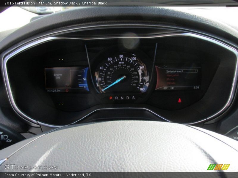 Shadow Black / Charcoal Black 2016 Ford Fusion Titanium
