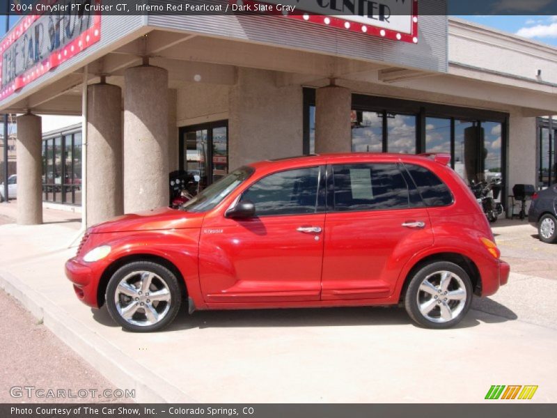 Inferno Red Pearlcoat / Dark Slate Gray 2004 Chrysler PT Cruiser GT