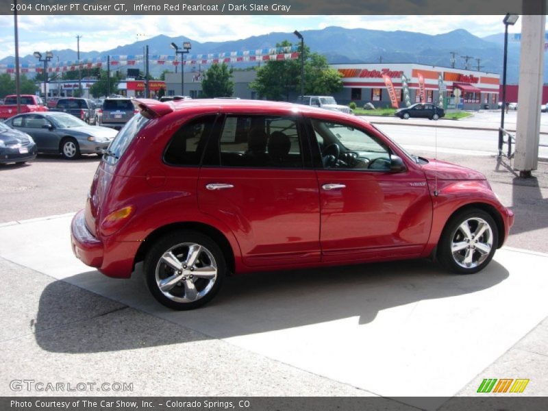 Inferno Red Pearlcoat / Dark Slate Gray 2004 Chrysler PT Cruiser GT