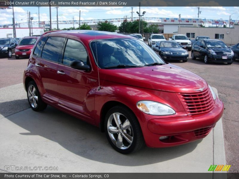 Inferno Red Pearlcoat / Dark Slate Gray 2004 Chrysler PT Cruiser GT