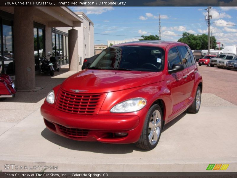 Inferno Red Pearlcoat / Dark Slate Gray 2004 Chrysler PT Cruiser GT