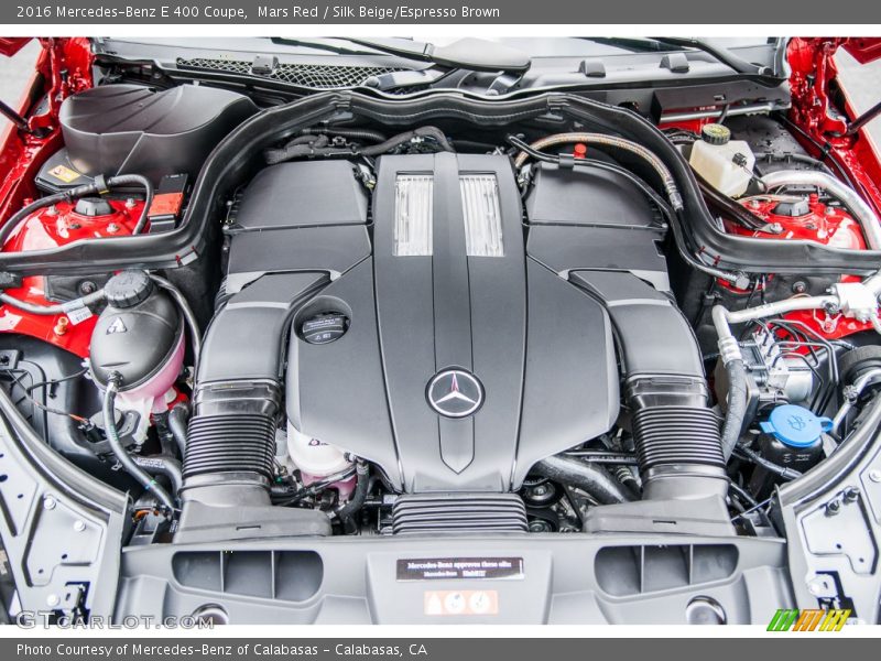  2016 E 400 Coupe Engine - 3.0 Liter DI biturbo DOHC 24-Valve VVT V6