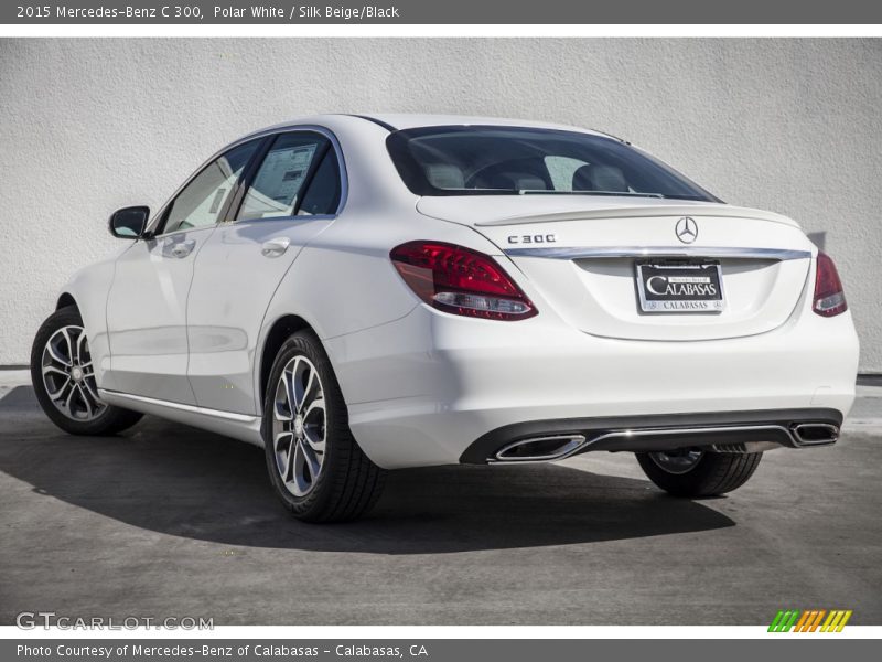 Polar White / Silk Beige/Black 2015 Mercedes-Benz C 300