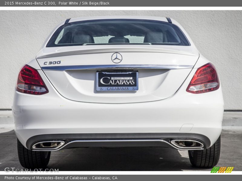 Polar White / Silk Beige/Black 2015 Mercedes-Benz C 300