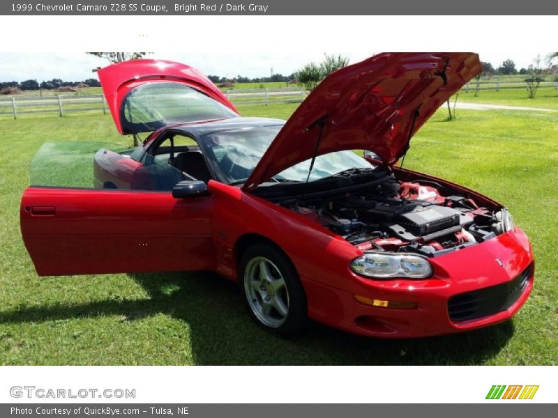 Bright Red / Dark Gray 1999 Chevrolet Camaro Z28 SS Coupe