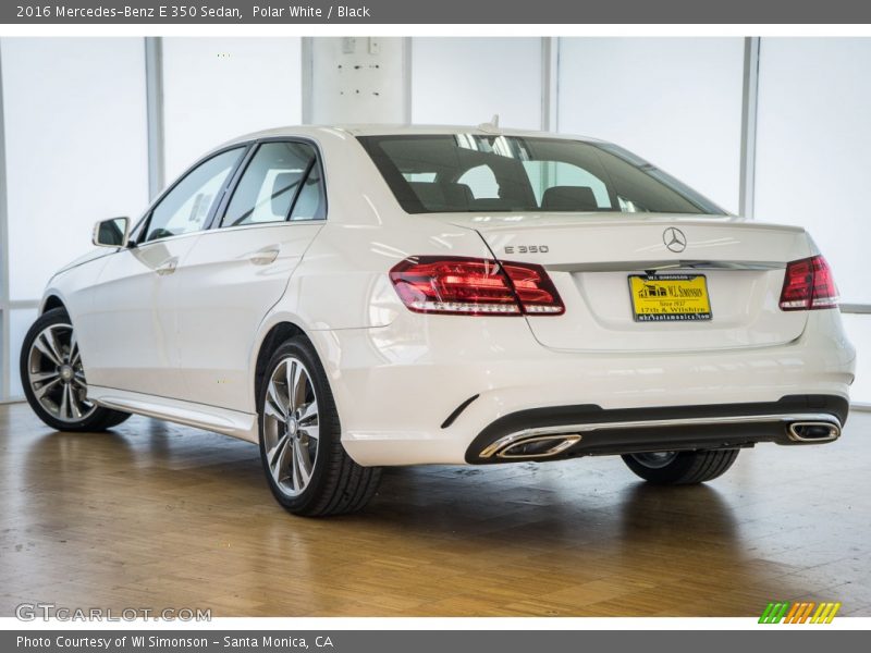 Polar White / Black 2016 Mercedes-Benz E 350 Sedan