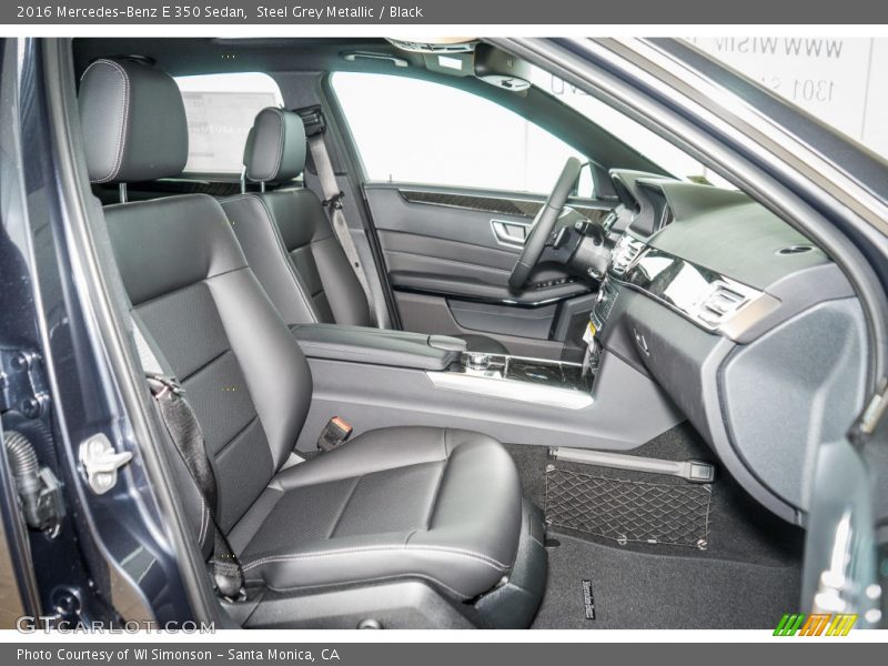 Steel Grey Metallic / Black 2016 Mercedes-Benz E 350 Sedan