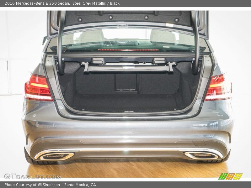 Steel Grey Metallic / Black 2016 Mercedes-Benz E 350 Sedan