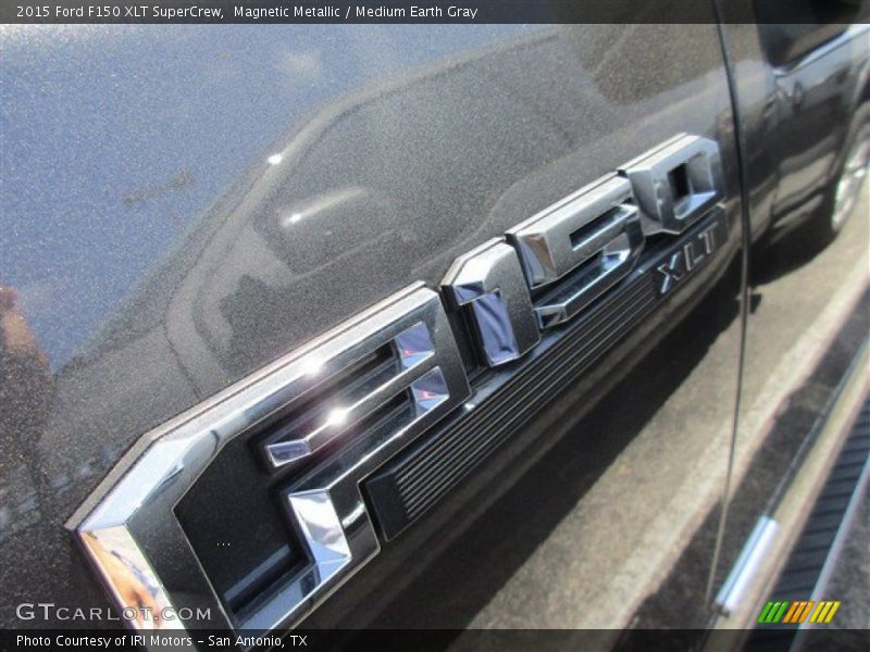 Magnetic Metallic / Medium Earth Gray 2015 Ford F150 XLT SuperCrew
