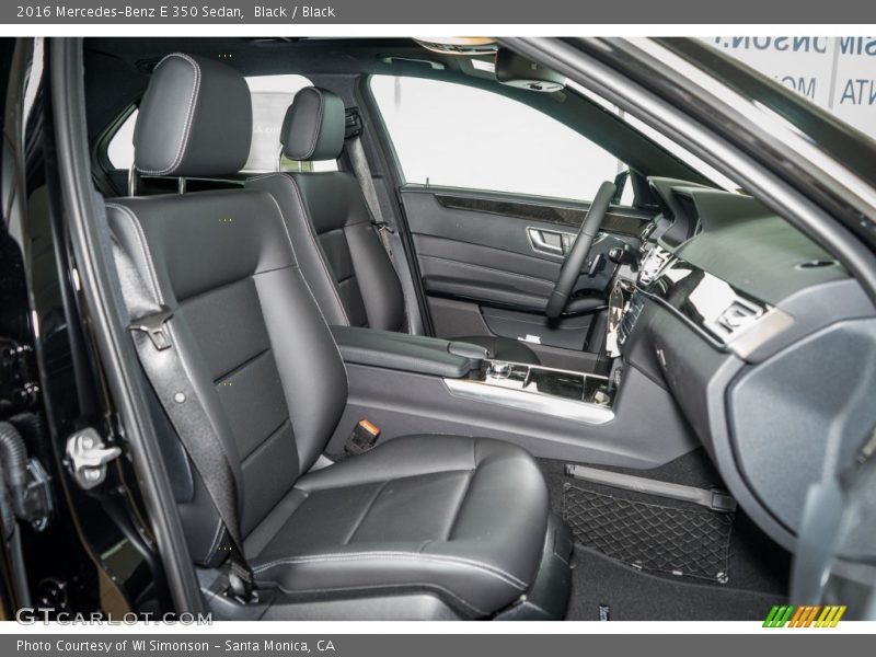 Black / Black 2016 Mercedes-Benz E 350 Sedan