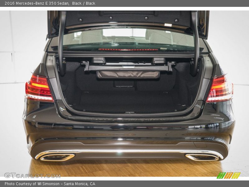 Black / Black 2016 Mercedes-Benz E 350 Sedan