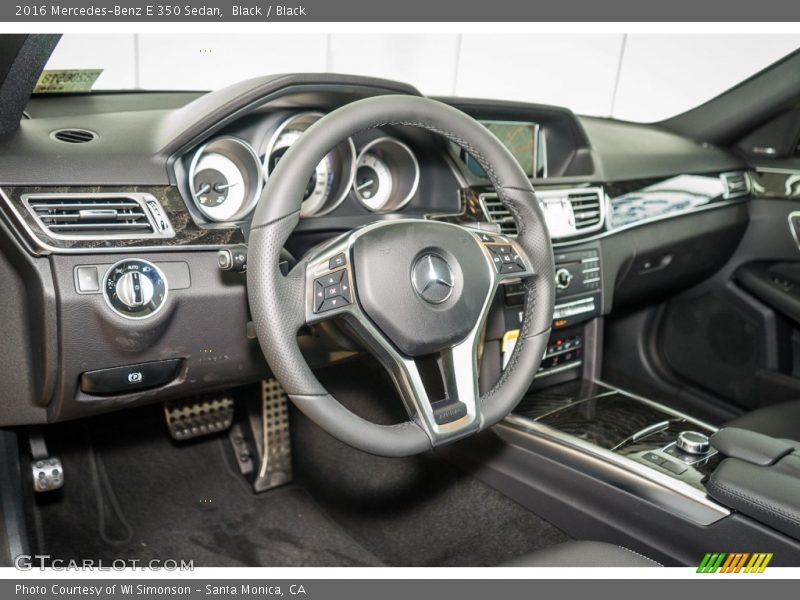 Black / Black 2016 Mercedes-Benz E 350 Sedan