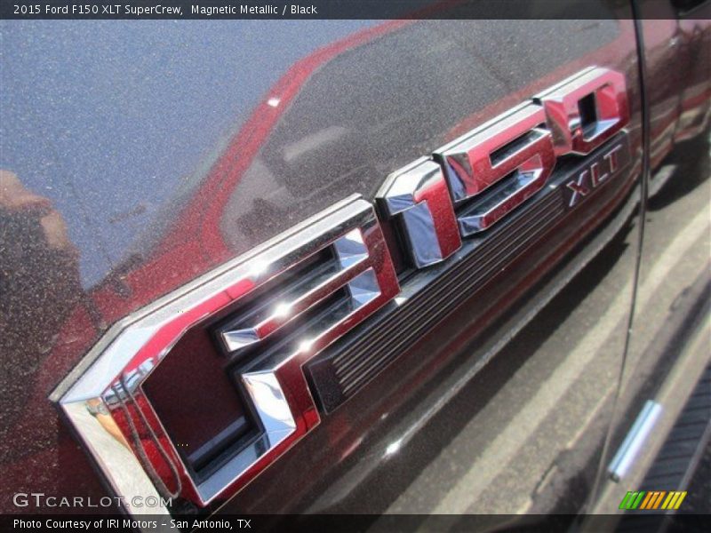 Magnetic Metallic / Black 2015 Ford F150 XLT SuperCrew